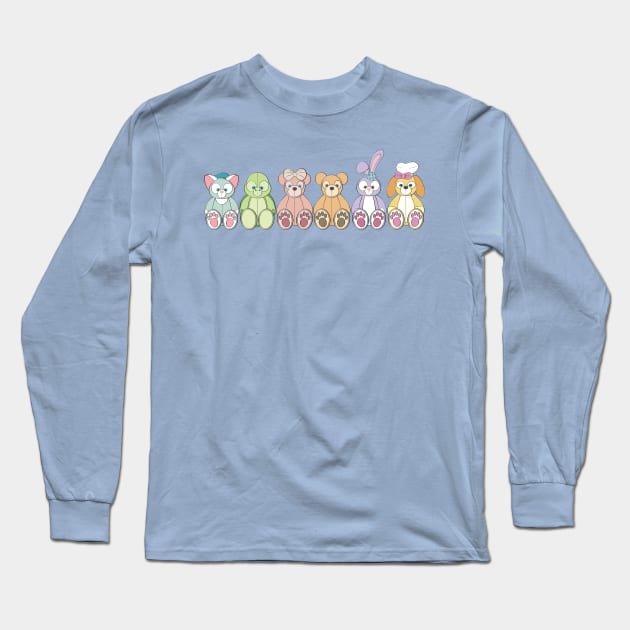 Bear and Friends Long Sleeve T-Shirt by WereAllMadBoutique